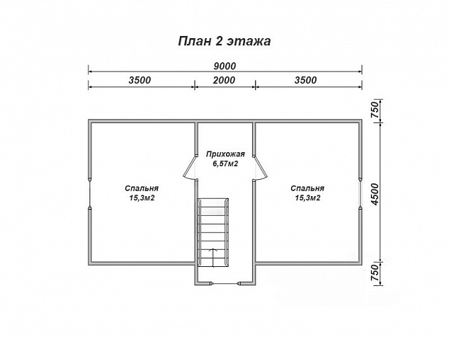 Каркасный дом 7.5x9 - КД 35