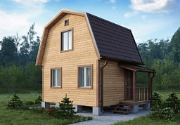 Каркасный дом 4х5 - КД 2 - строительство под ключ, проекты и цены в Казани - Строительная компания «Метрика»